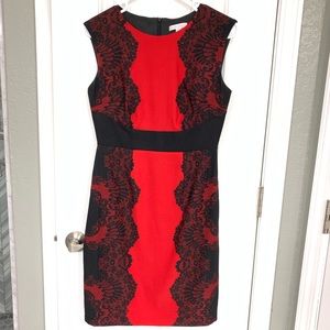 Red & Black New York & Co. Dress